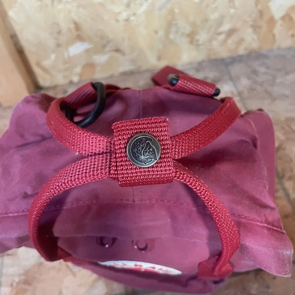 Fjallraven Kanken Mini Acorn 7L Backpack Maroon School Travel Daypack Unisex